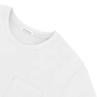 StringKing Men's Pima Cotton Short Sleeve Pocket Crewneck T-Shirt, Detail