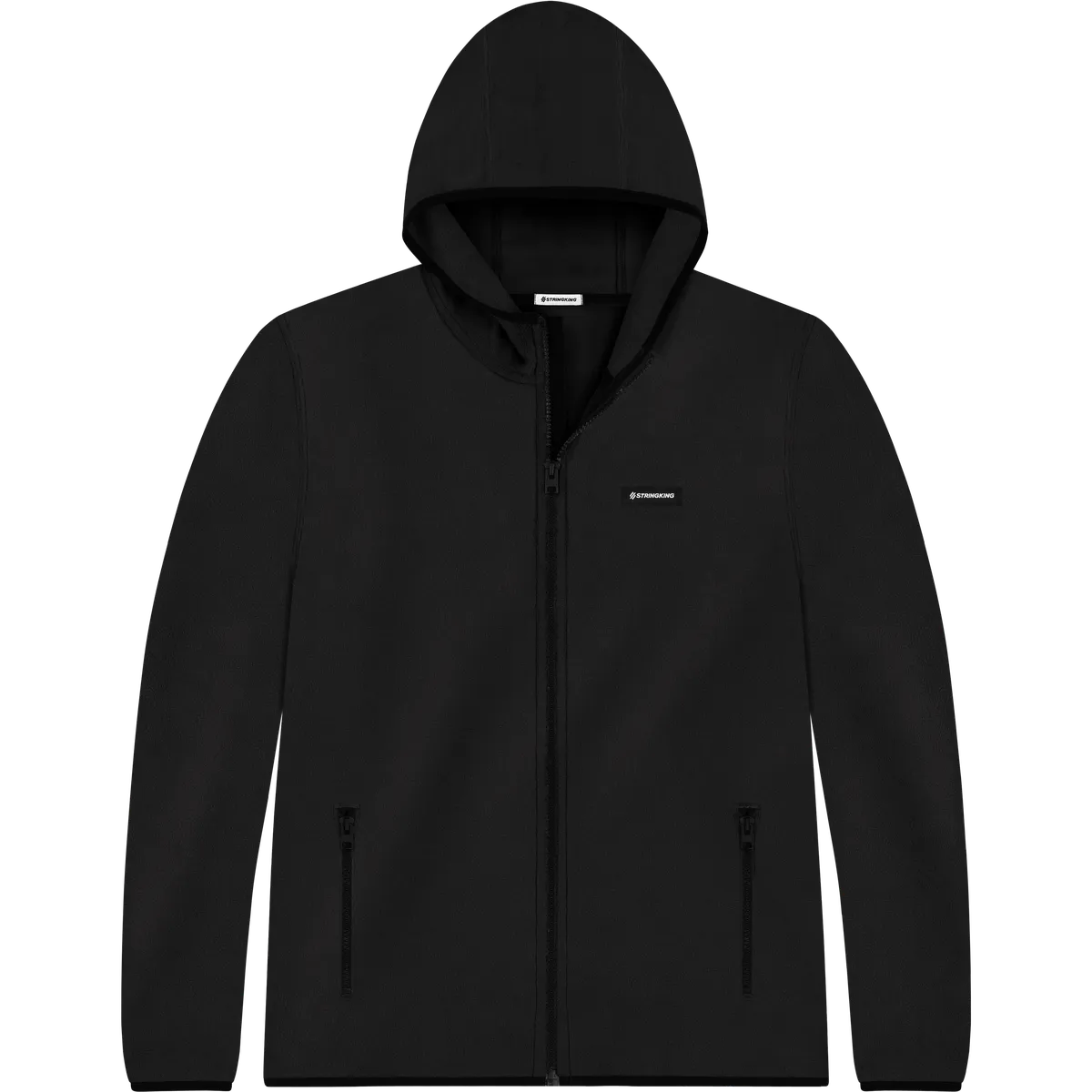 Men s Polartec Fleece Full Zip Hoodie Pro StringKing