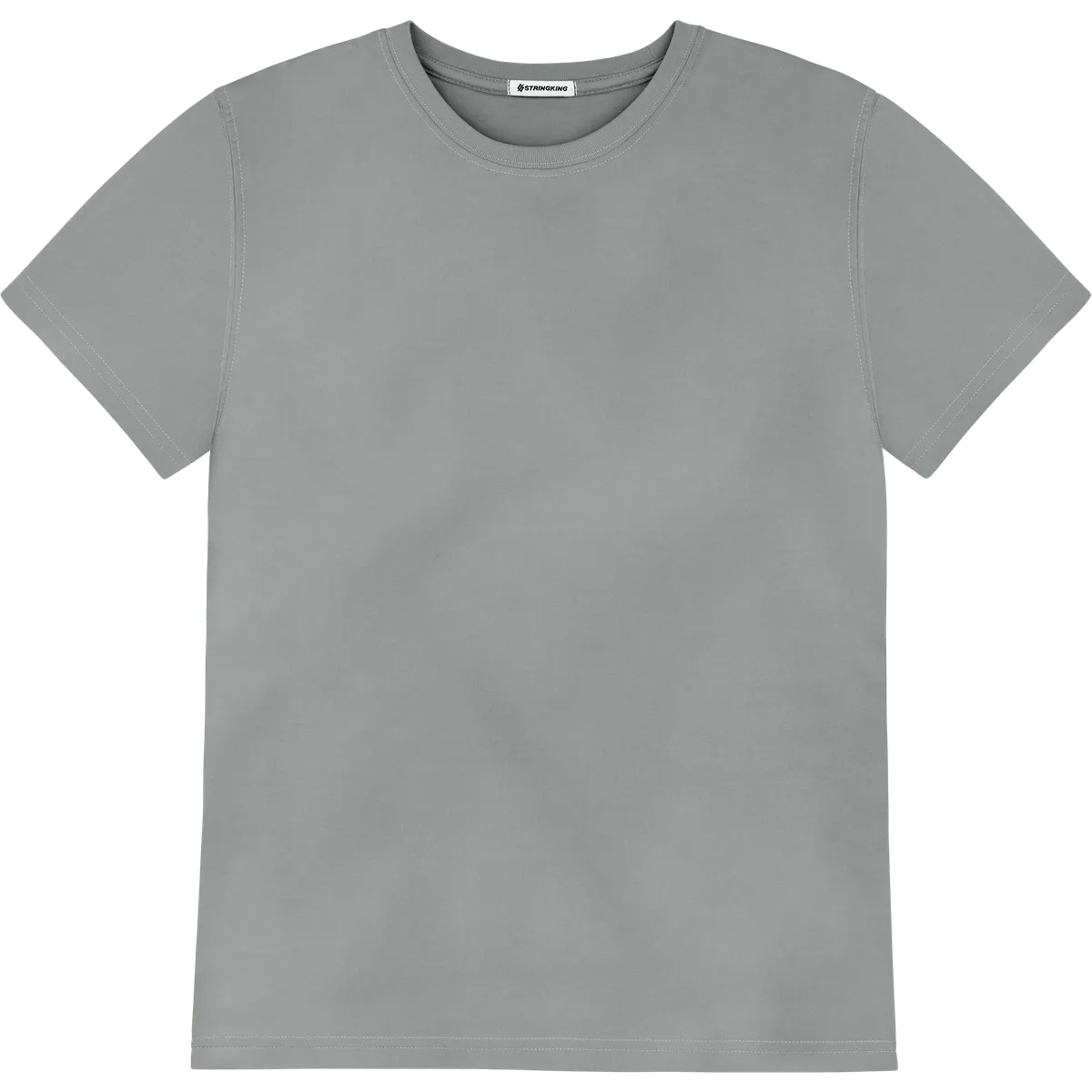StringKing Men's StayCool Tee - Relaxed Fit, Gray, Front