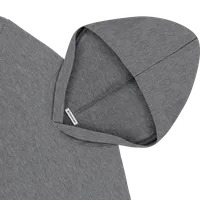 StringKing Men's FlexStyle Lightweight Hoodie - Relaxed Fit, Heather Gray, Detail