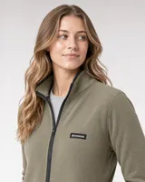 StringKing Women's Polartec Fleece Full Zip with Pockets - Sharp Fit, Mermaid, Collar Shoulder - Human Model