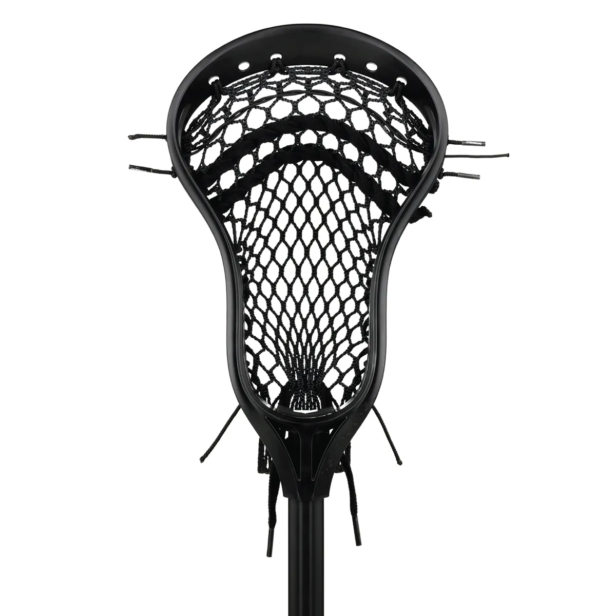 StringKing Starter Lacrosse Stick Black Face Angle