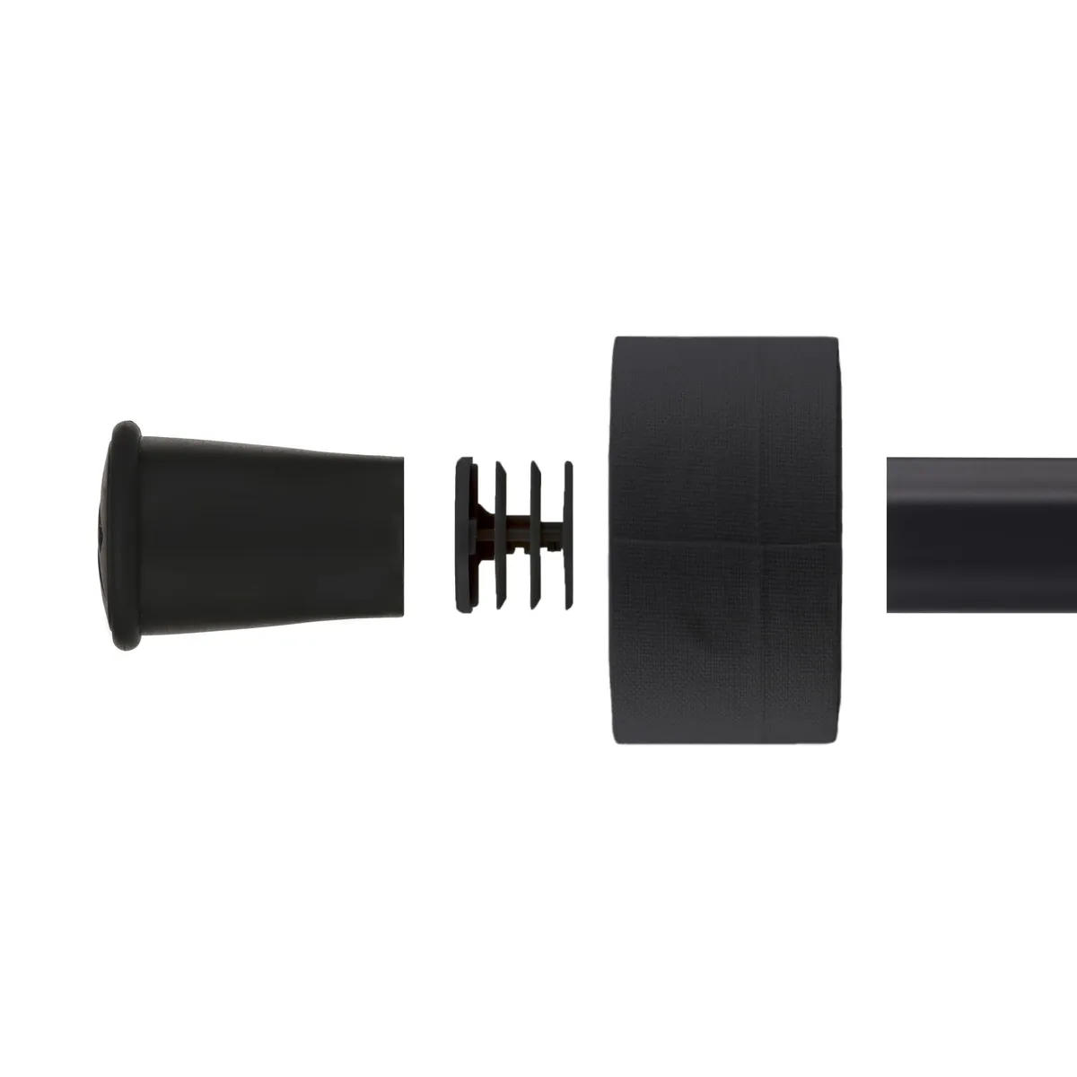 StringKing Metal 3 Pro Defense Lacrosse Shaft Accessories Black