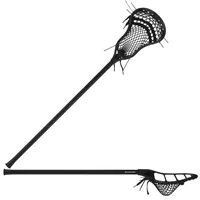 StringKing Starter Jr Lacrosse Stick Black Full Stick