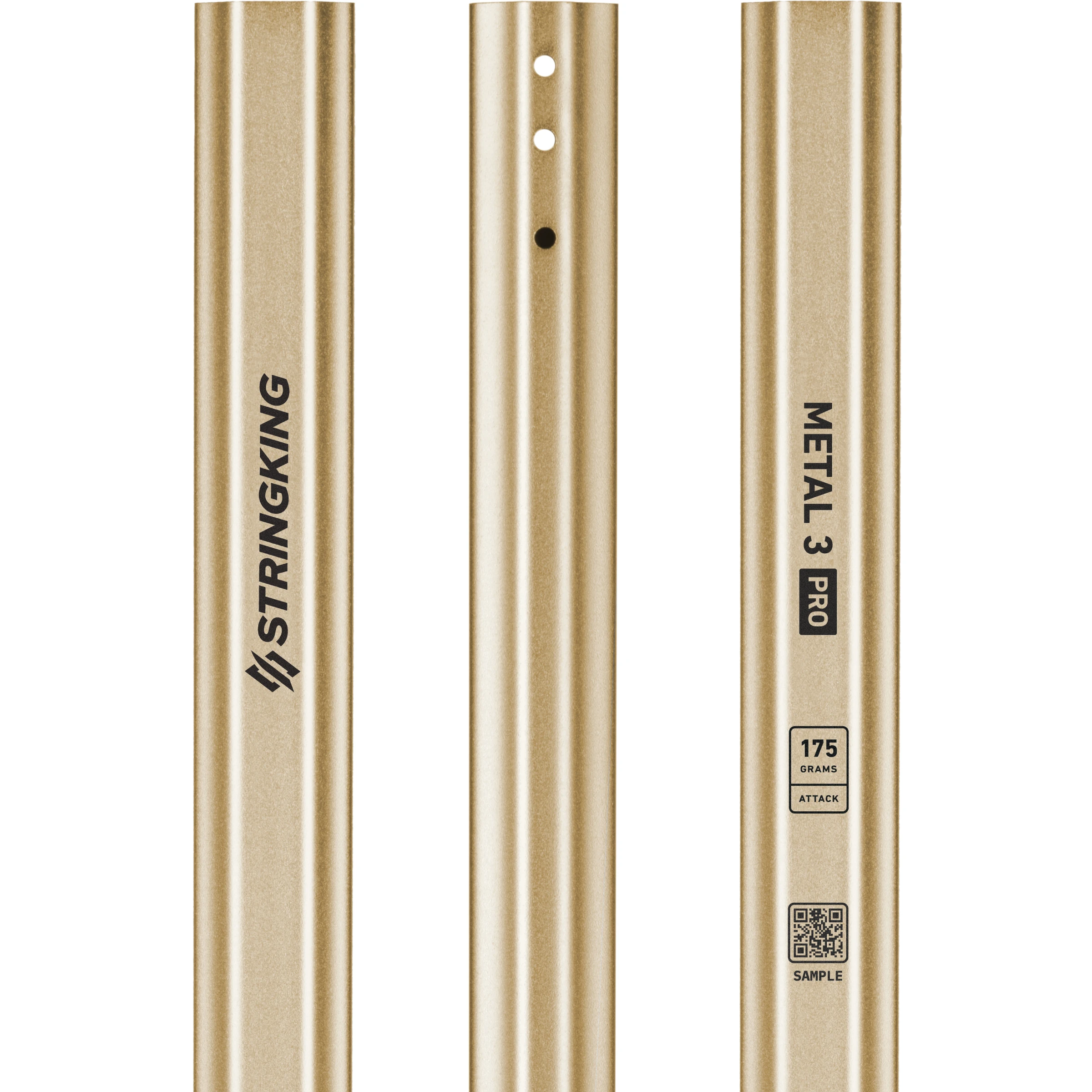 Metal Lacrosse Shafts for Attack & Midfield Metal 3 Pro StringKing