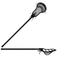StringKing Starter Lacrosse Stick Black Full Stick