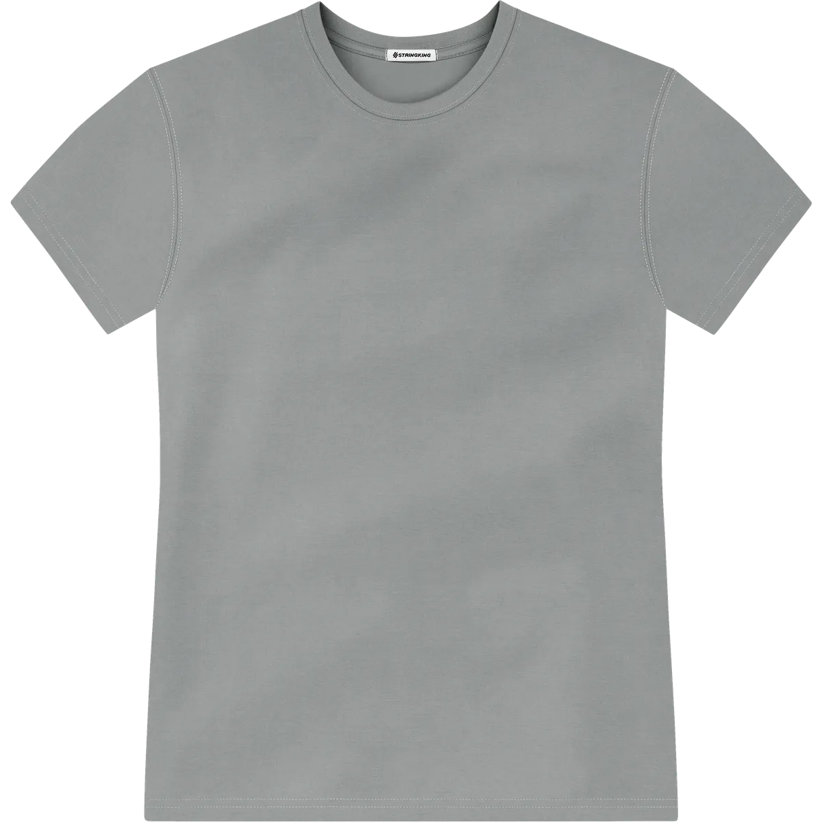 StringKing Men's StayCool Tee - Sharp Fit, Gray, Front