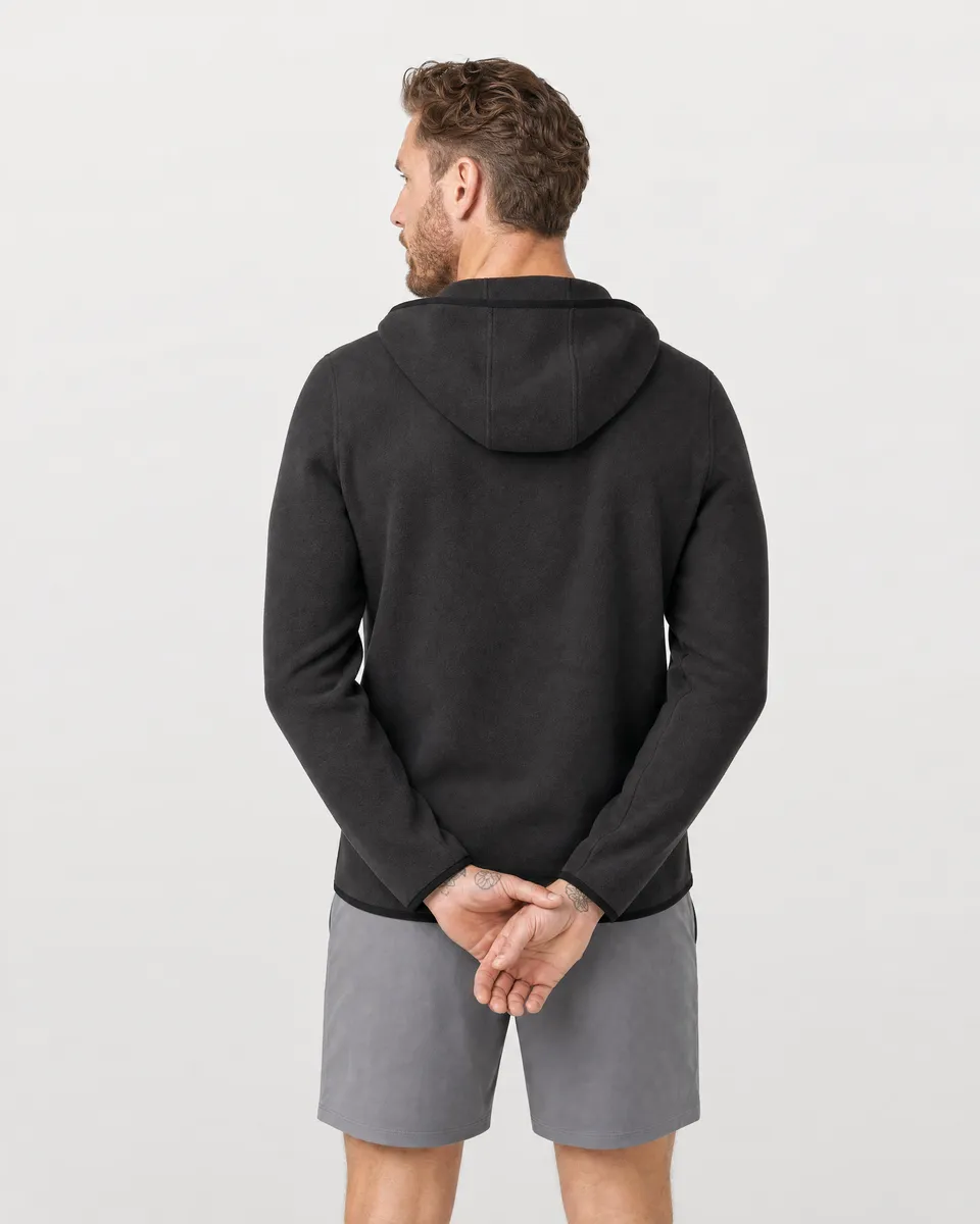 Men's Polartec Fleece Full Zip Hoodie with Pockets | StringKing