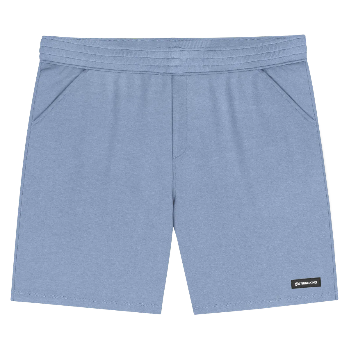 StringKing Men's Pima Cotton Sweatshort - Sharp Fit, Slate Blue, Front