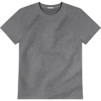 StringKing Men's FlexTech Short Sleeve Crewneck T-Shirt - Relaxed Fit, Heather Gray, Front