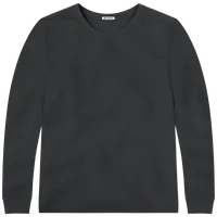 StringKing Men's FlexStyle Long Sleeve Crewneck T-Shirt - Relaxed Fit, Moonless Night, Front