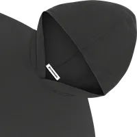 StringKing Men's Pima Jersey Hoodie - Sharp Fit, Black, Detail