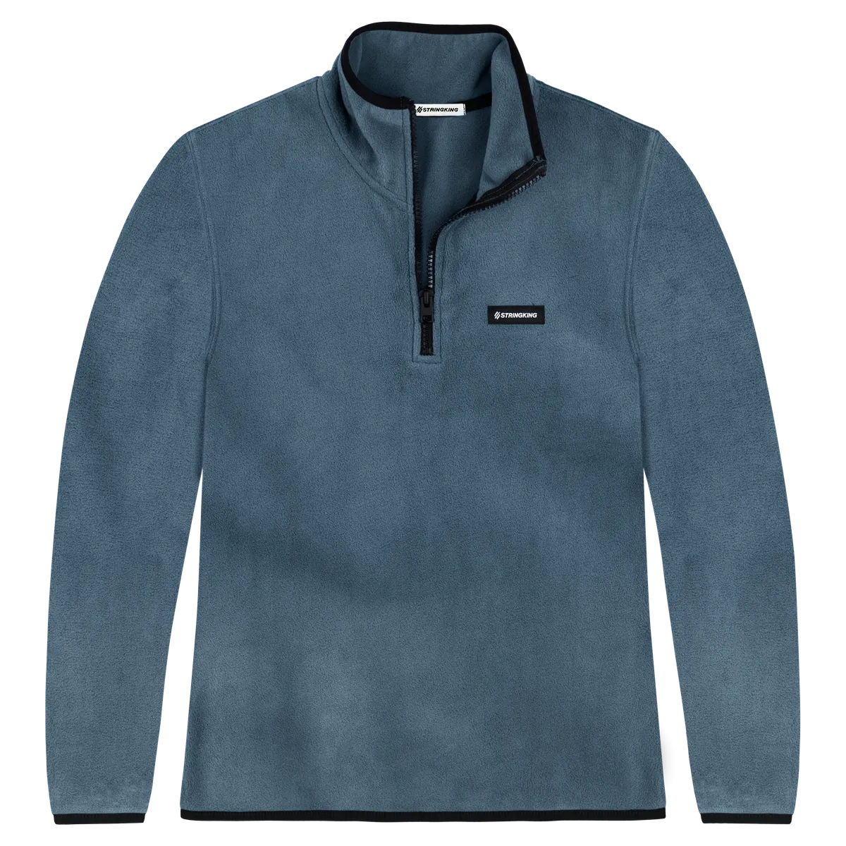 StringKing Women's Polartec Fleece Quarter Zip - Sharp Fit, Indian Teal, Front