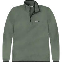 StringKing Men's Polartec Fleece Quarter Zip - Sharp Fit, Avenue Green, Front