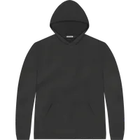 StringKing Men's Pima Terry Hoodie - Sharp Fit, Black, Front