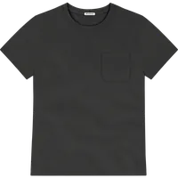 StringKing Men's Pima Jersey Pocket Tee - Relaxed Fit, Black, Front