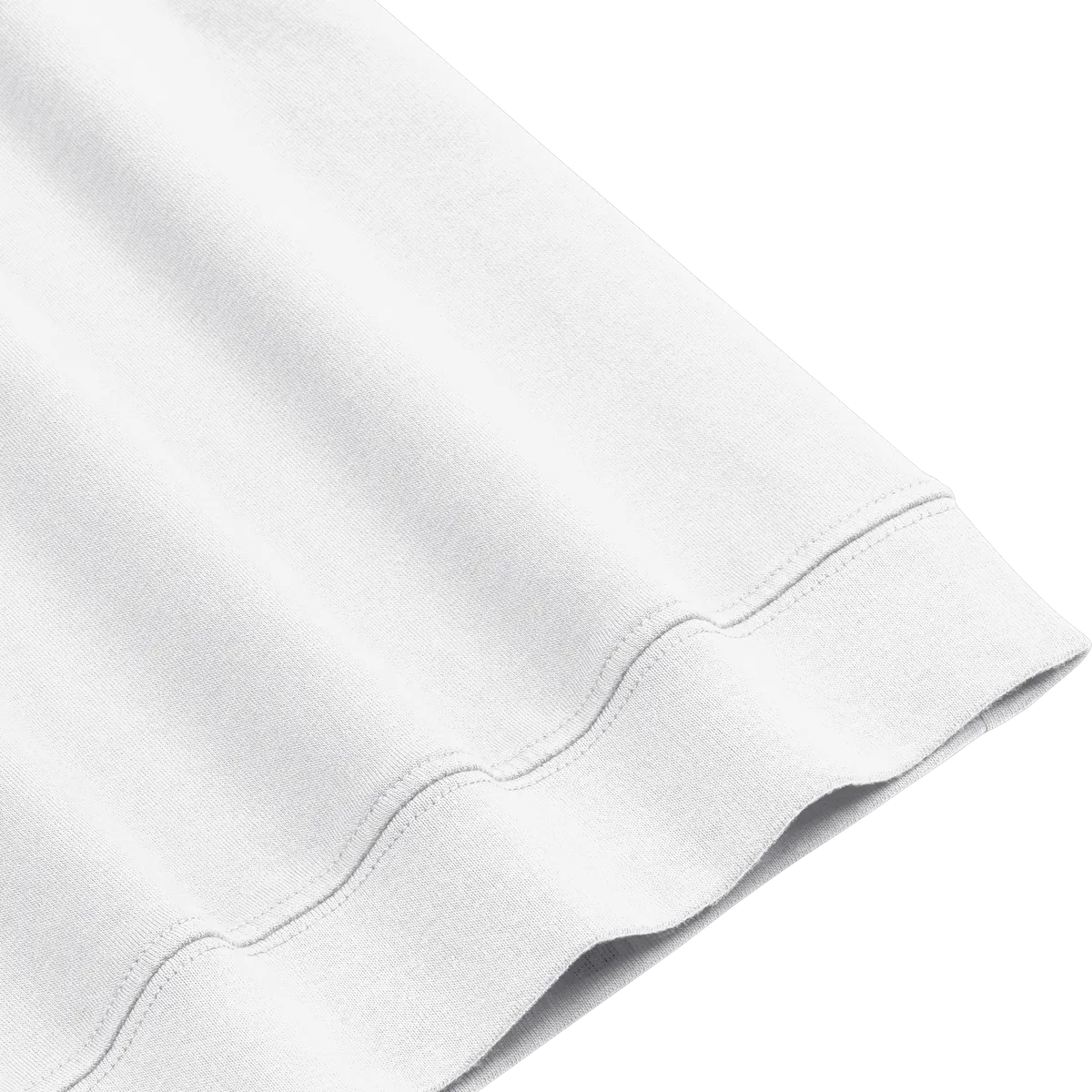 StringKing Women's Pima Cotton Hoodie - Sharp Fit, White, Fabric
