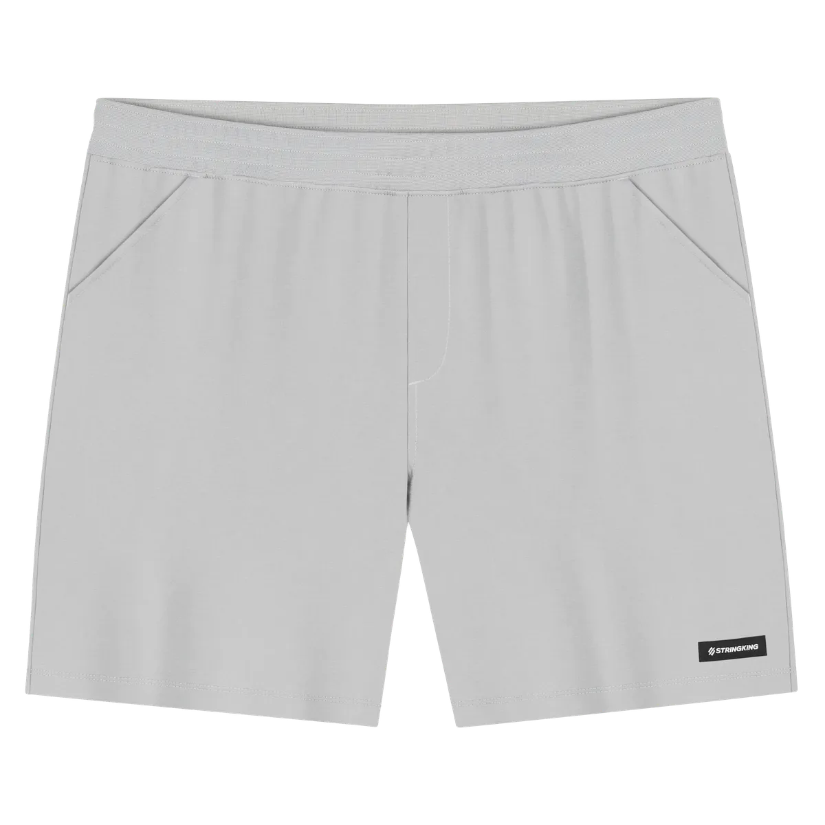 StringKing Men's StayCool Shorts - Relaxed Fit, Light Gray, Front