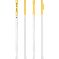 StringKing Composite 2 Pro Faceoff Double Lever - 175 Grams, White / Yellow, Full Length, Vertical, Right, Front, Left, Back