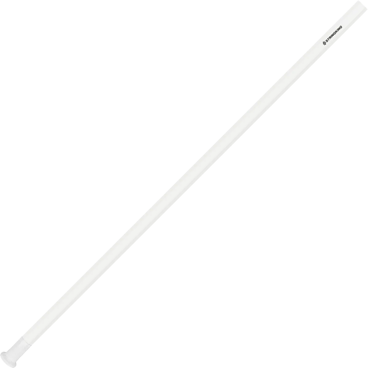 StringKing Composite 3 Pro Goalie - 142 Grams, White, Full Length, Angled, Right Side, With Butt End