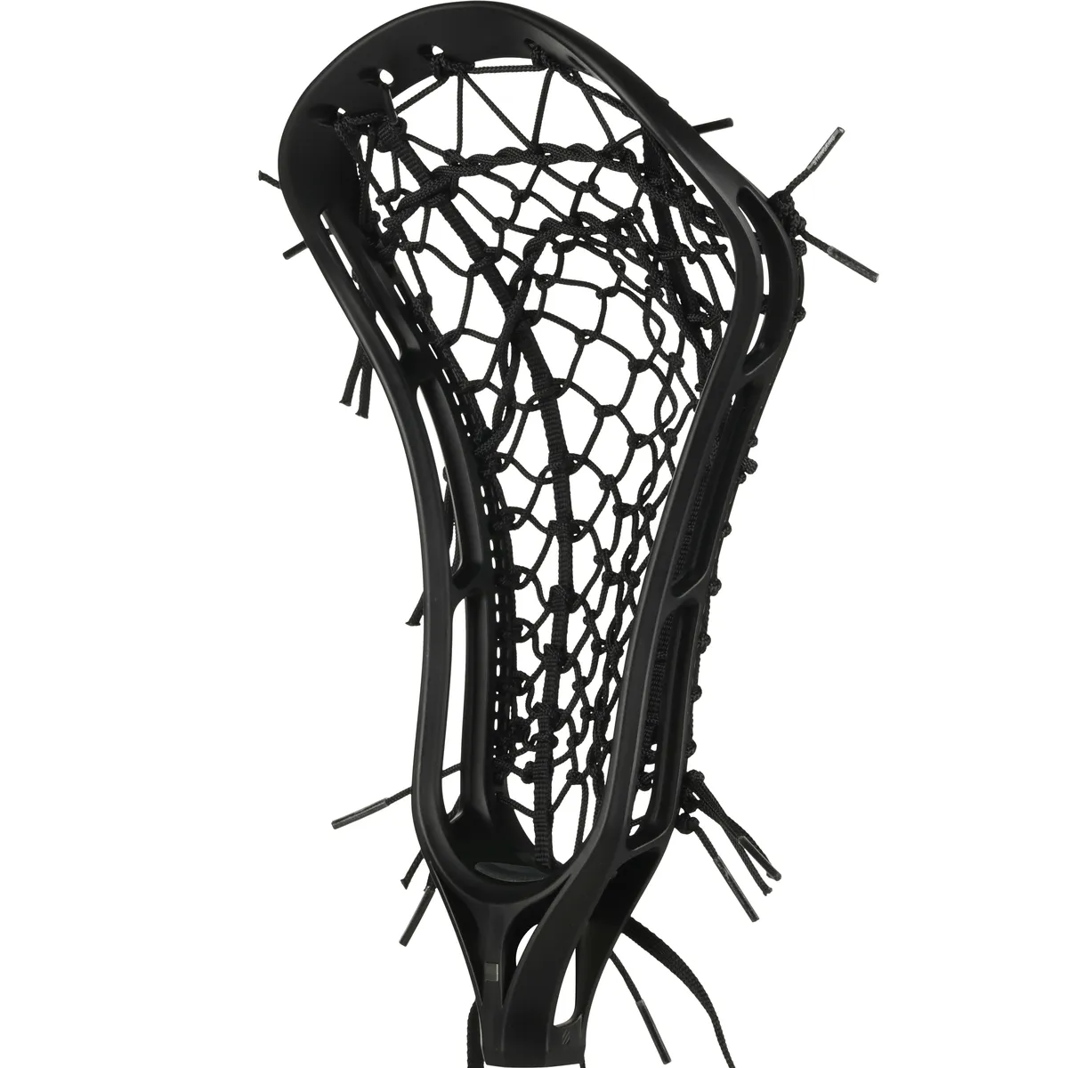 StringKing Women's Legend - Strung, Mid, Tech Trad, Black / Black, Strung, Angled Front