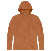 StringKing Men's FlexStyle Lightweight Hoodie - Sharp Fit, Bombay Brown, Front