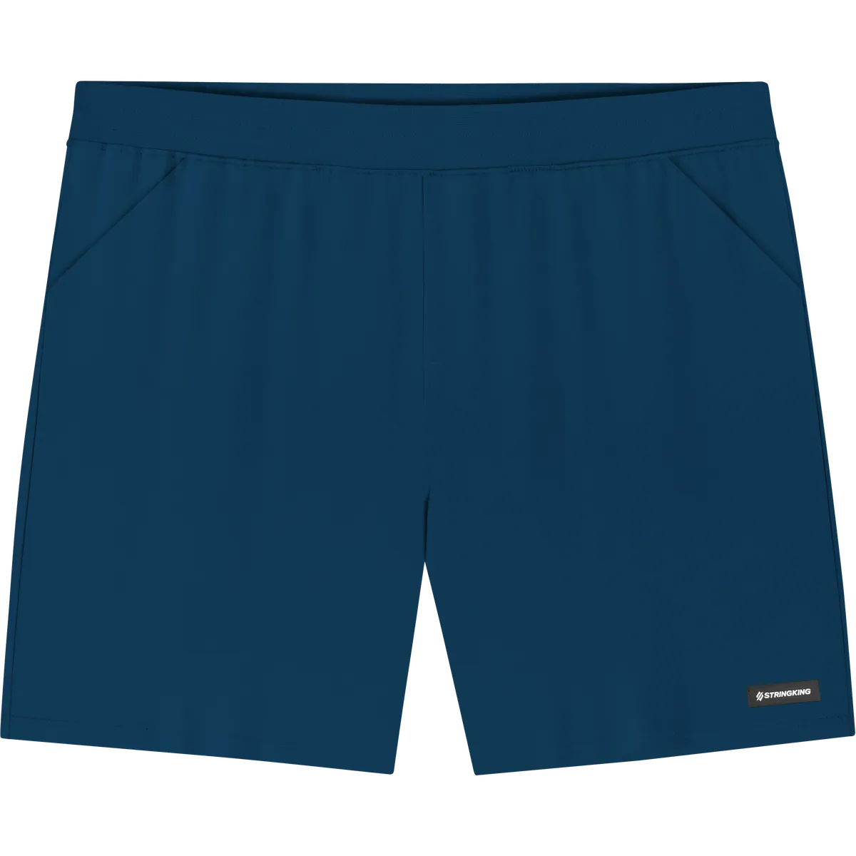 StringKing Men's StayWarm Shorts - Relaxed Fit, Navy Blue, Front