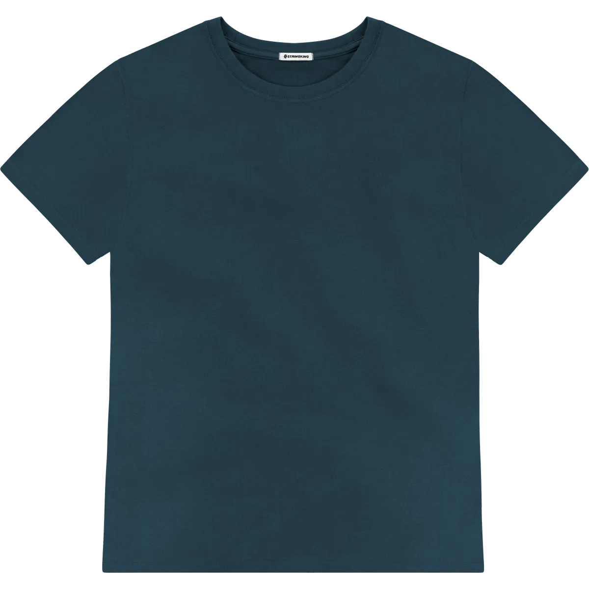 StringKing Men's Pima Terry Tee - Relaxed Fit, Navy, Front