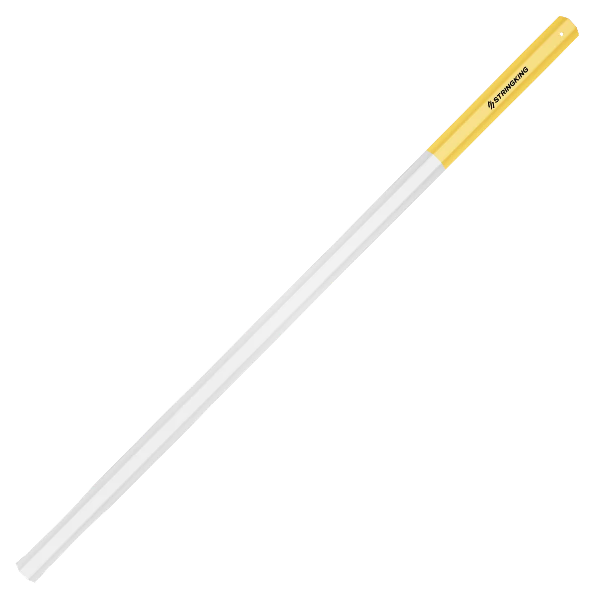StringKing Men's Composite 2 Pro Faceoff - Bottom Lever, 175 Grams, White / Yellow, Full Right Side