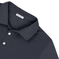 StringKing Men's FlexStyle Short Sleeve Polo - Relaxed Fit, India Ink, Detail