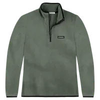StringKing Women's Polartec Fleece Quarter Zip - Sharp Fit, Avenue Green, Front