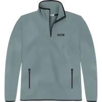 StringKing Men's Polartec Fleece Quarter Zip Pro - Relaxed Fit, Slate, Front