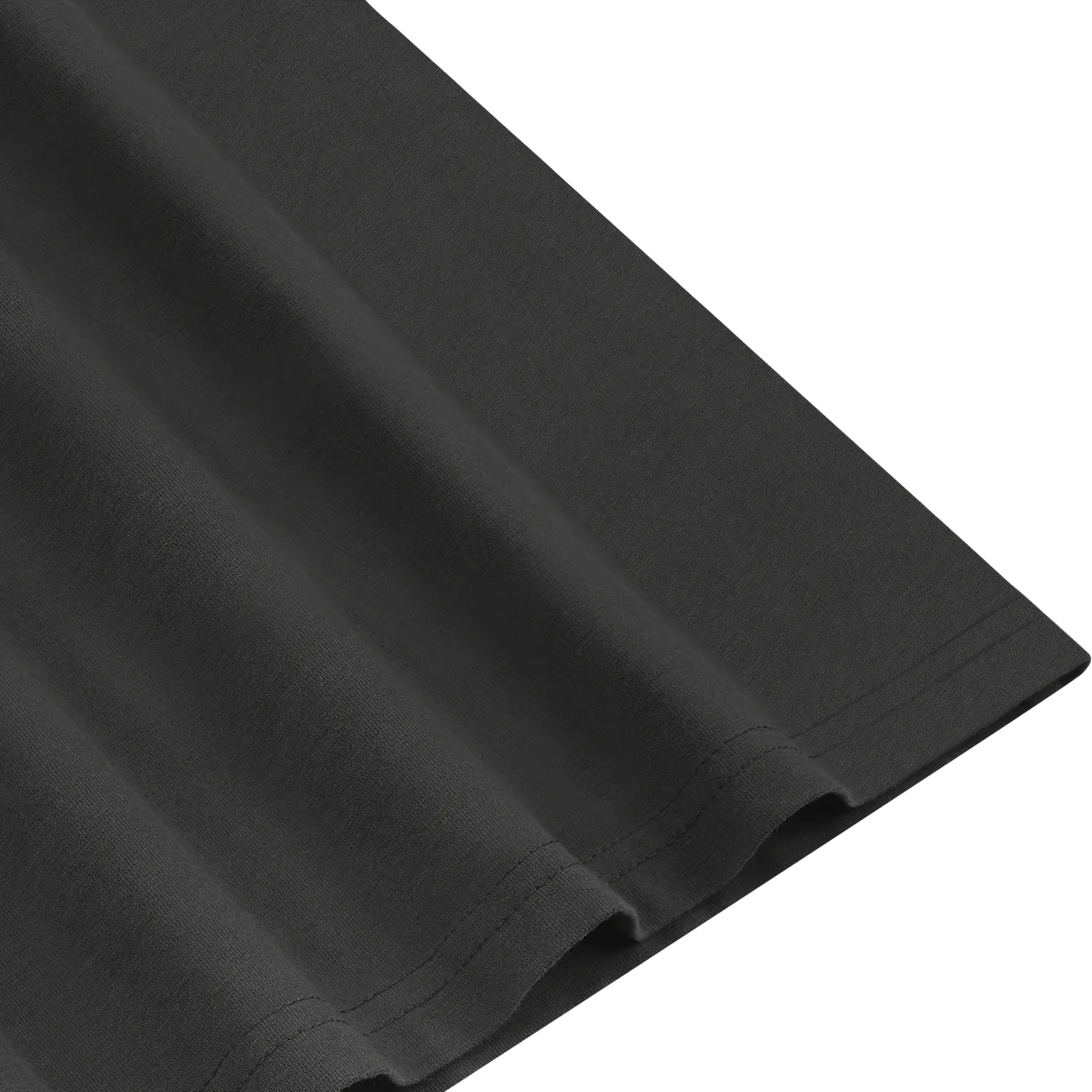 StringKing Men's Pima Jersey Short Sleeve Henley - Relaxed Fit, Black, Fabric