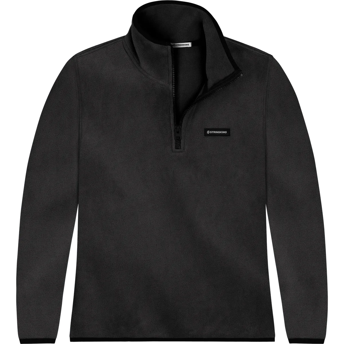 StringKing Women's Polartec Fleece Quarter Zip - Relaxed Fit, Meteorite, Front