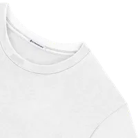 StringKing Men's Pima Cotton Sweatshirt KP - Sharp Fit, White, Detail