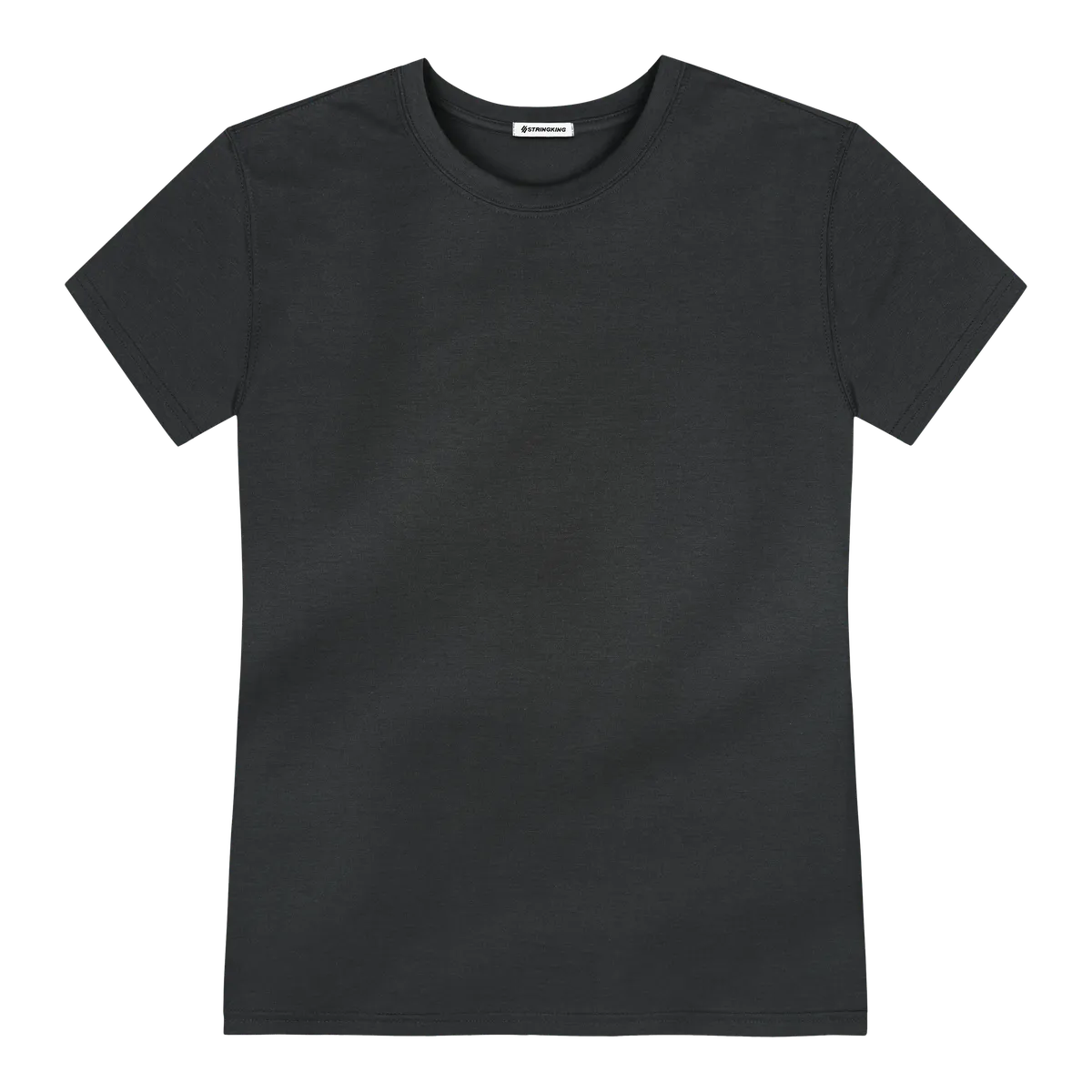 StringKing Men's FlexStyle Short Sleeve Crewneck T-Shirt - Sharp Fit, Moonless Night, Front
