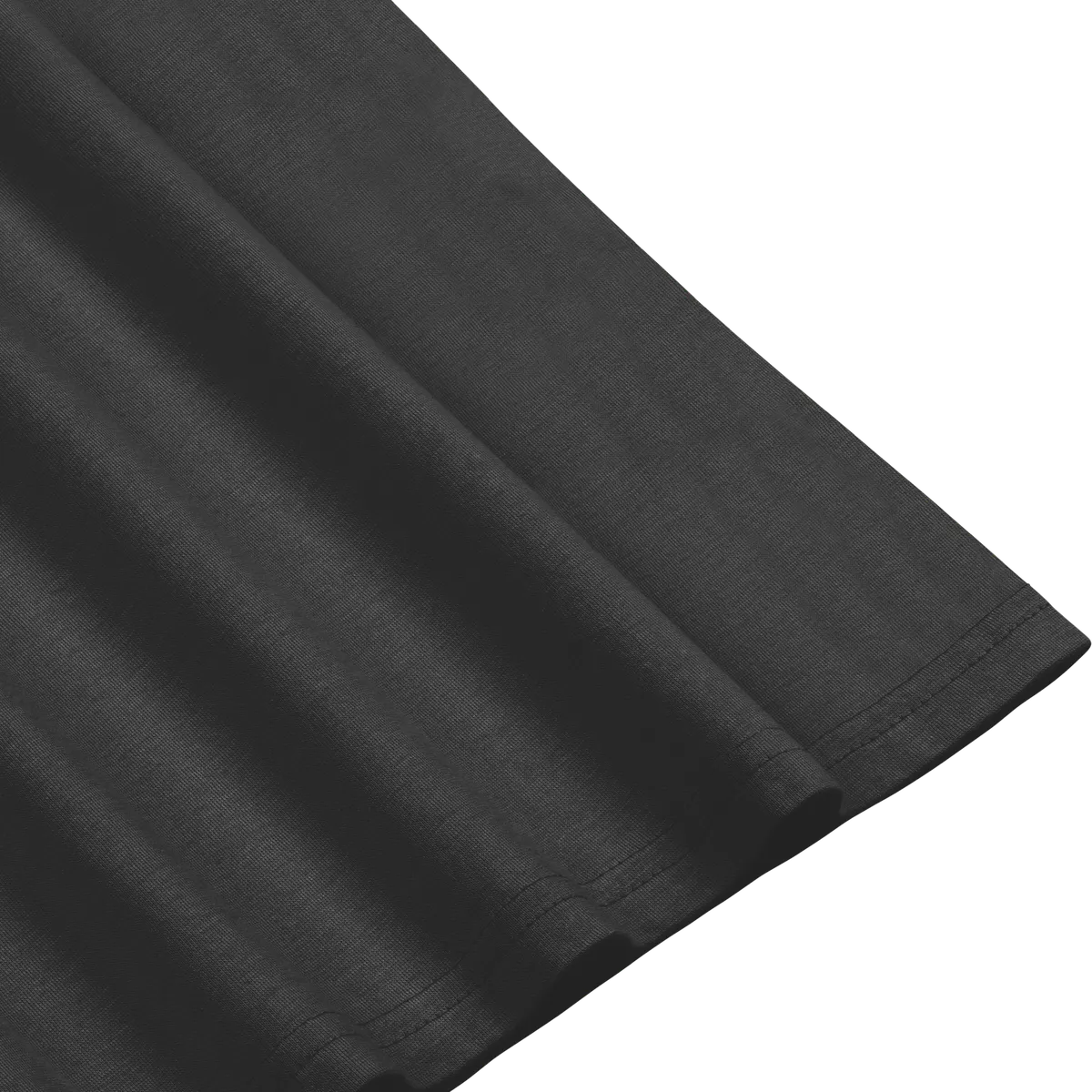 StringKing Men's Pima Cotton Short Sleeve V-Neck T-Shirt - Sharp Fit, Black, Fabric