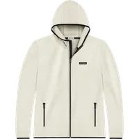 StringKing Men's Polartec Fleece Full Zip Hoodie Pro - Sharp Fit, Jet Stream, Front