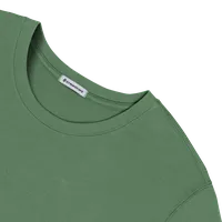 StringKing Men's Pima Cotton Short Sleeve Crewneck T-Shirt - Relaxed Fit, Green, Detail