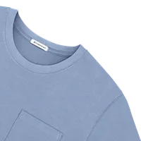 StringKing Men's Pima Cotton Short Sleeve Pocket Crewneck T-Shirt, Detail