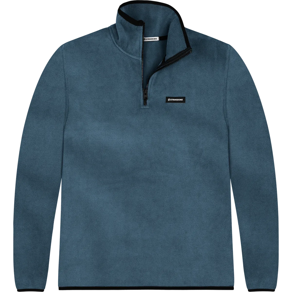 StringKing Men's Polartec Fleece Quarter Zip - Relaxed Fit, Indian Teal, Front