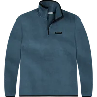 StringKing Men's Polartec Fleece Quarter Zip - Relaxed Fit, Indian Teal, Front
