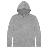 StringKing Women's Pima Cotton Lightweight Hoodie - Sharp Fit, Heather Gray, Front
