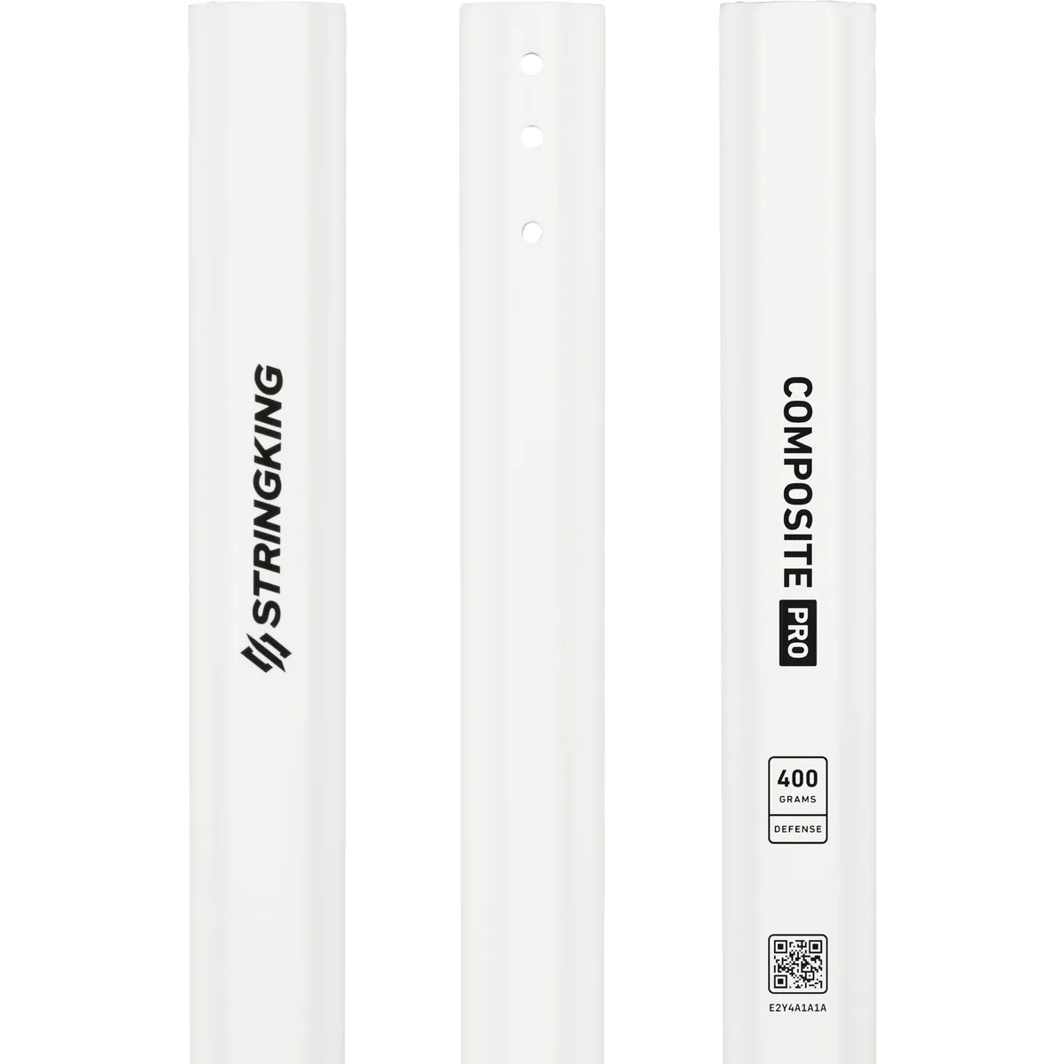 StringKing Men's Composite Pro Defense - 400 Grams, White, Top Section, Right, Front, Left
