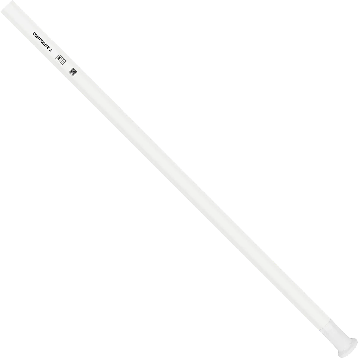 StringKing Composite 3 Attack - 155 Grams, White, Full Length, Angled, Left Side, With Butt End