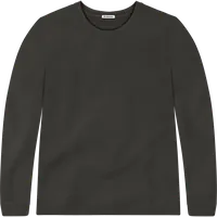 StringKing Men's Pima Terry Long Sleeve Tee - Sharp Fit, Peat, Front