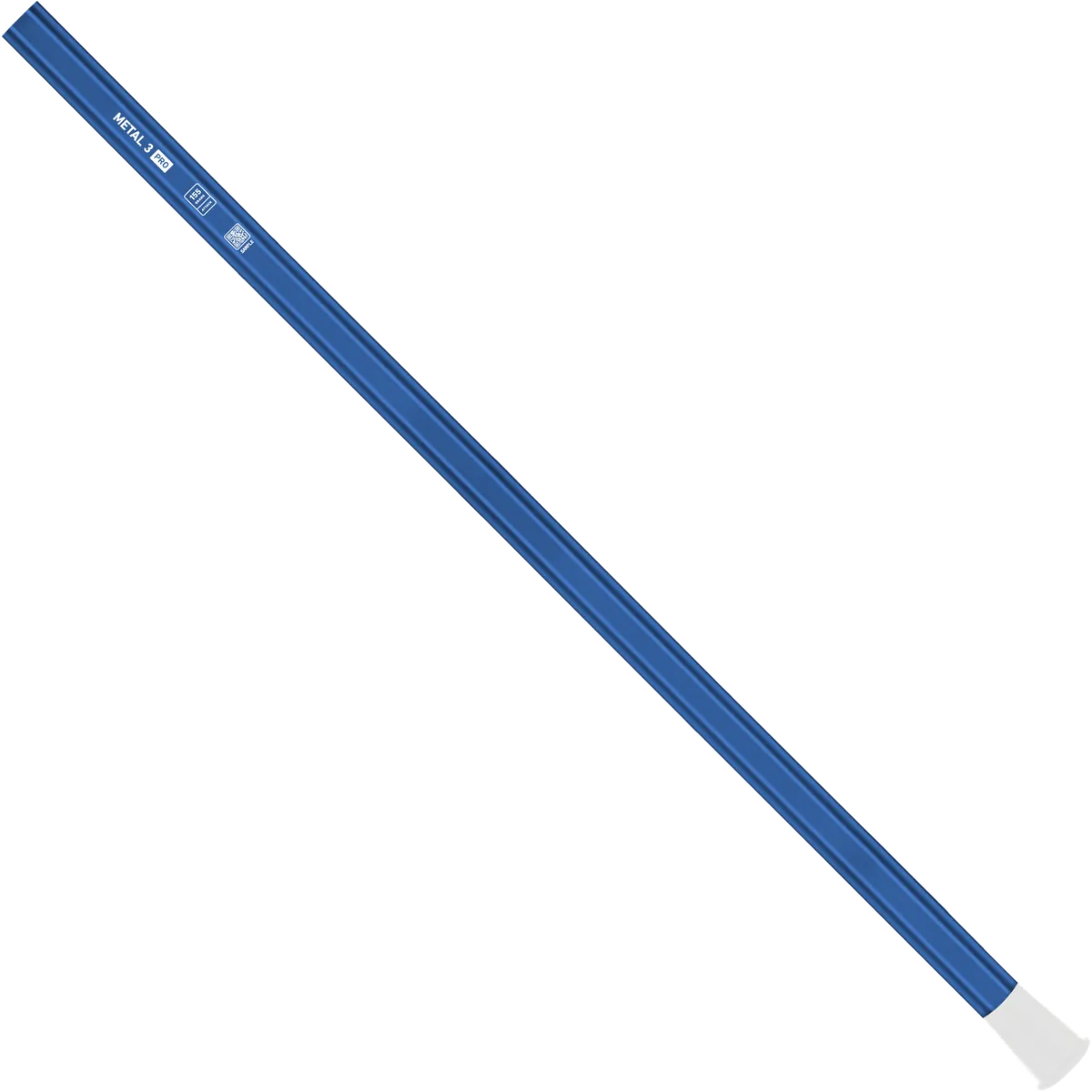 StringKing Metal 3 Pro Attack - 155 Grams, Royal, Full Length, Angled, Left Side, With Butt End