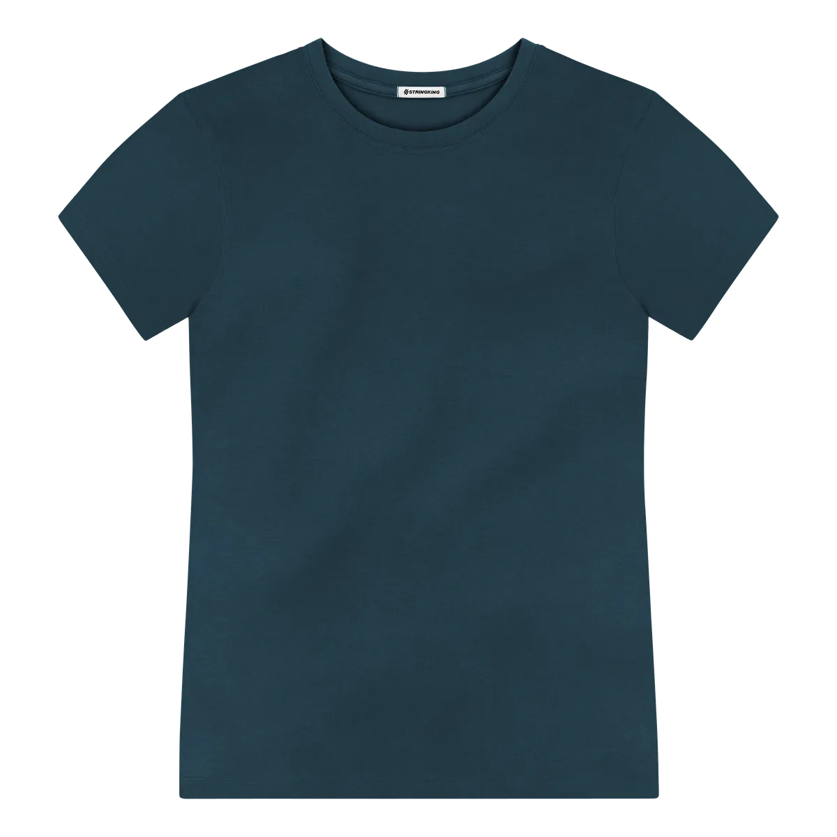 StringKing Men's Pima Jersey Tee - Sharp Fit, Navy, Front