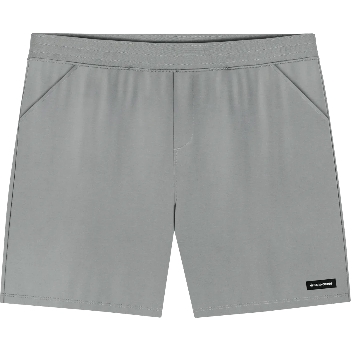 StringKing Men's StayWarm Shorts - Relaxed Fit, Gray, Front