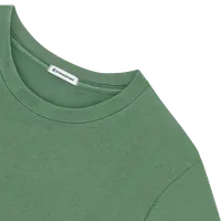 StringKing Men's Heavy Pima Cotton T-Shirt - Relaxed Fit, Green, Detail